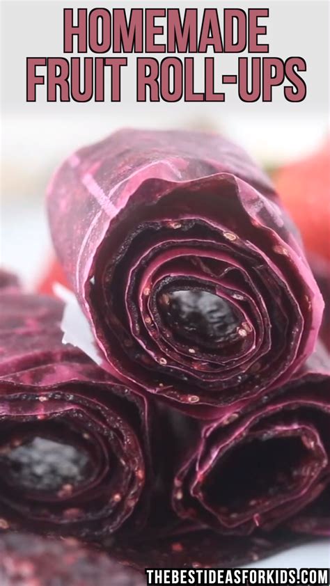 Homemade fruit roll ups – Artofit