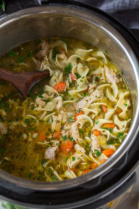 Homemade Chicken Soup In A Pot Homemade Chicken Soup Instant Pot