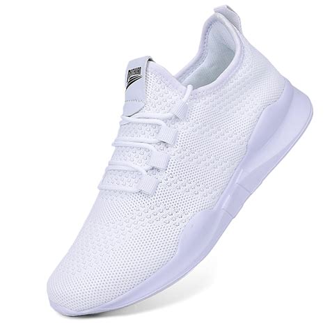 Buy BUBUDENG Athletic Shoes for Men Lightweight Mesh Running Shoes ...