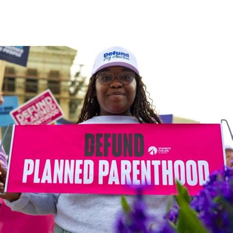 Defund Planned Parenthood Handheld Scrolling Banner - Pro-Life Generation