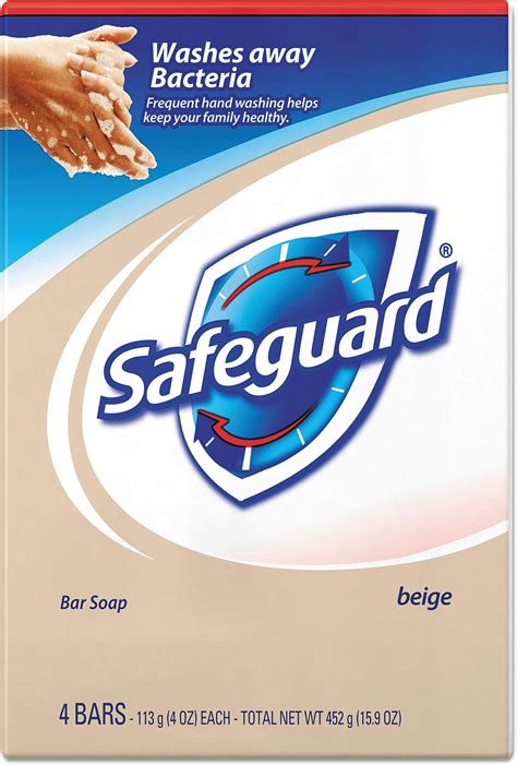 Amazon.com : Safeguard Antibacterial Hand Bar Soap, 4 oz bars, 8 ea ...