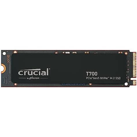 Crucial T700 1TB Gen5 NVMe M.2 SSD - Up to 11,700 MB/s - DirectStorage ...