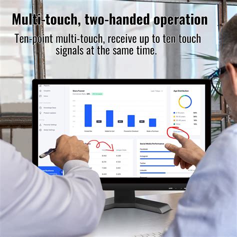 Buy Pisichen Computer Monitor, 22 Inch PC Monitor HD 1920x1080, Monitor ...