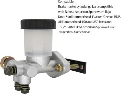 YOHIB Hydraulic Brake Master Cylinder Assembly for 90cc India | Ubuy