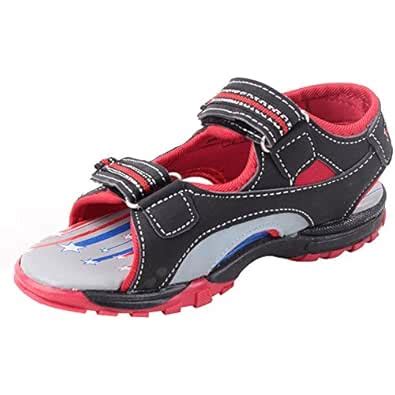 Kids Ville Kids Boys Sandals - Black / 13 UK (Junior) : Amazon.in: Fashion