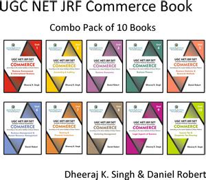 UGC NET JRF Commerce Book Combo Pack Of 10 Books: Buy UGC NET JRF ...