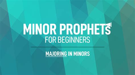 The Minor Prophets for Beginners: Majoring in Minors | BibleTalk.tv