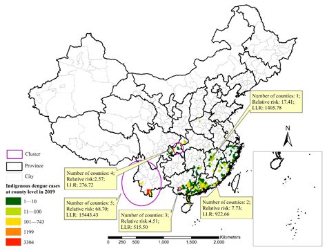 Spatial Dynamics of Dengue Fever in Mainland China, 2019