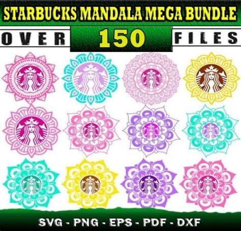 1400 STARBUCKS MEGA SVG BUNDLE SVG, PNG, DXF files | Ubuy India