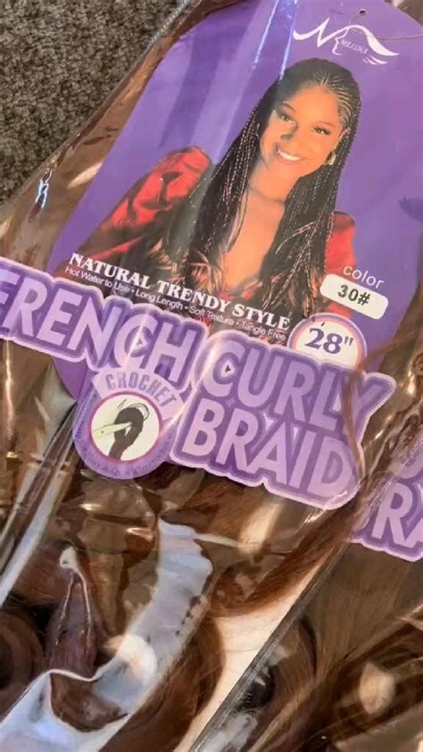 French Curl Box Braids Tutorial 的图像结果