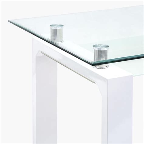 Buy Finn 4-Seater Dining Table without Chairs - White from Home Centre ...