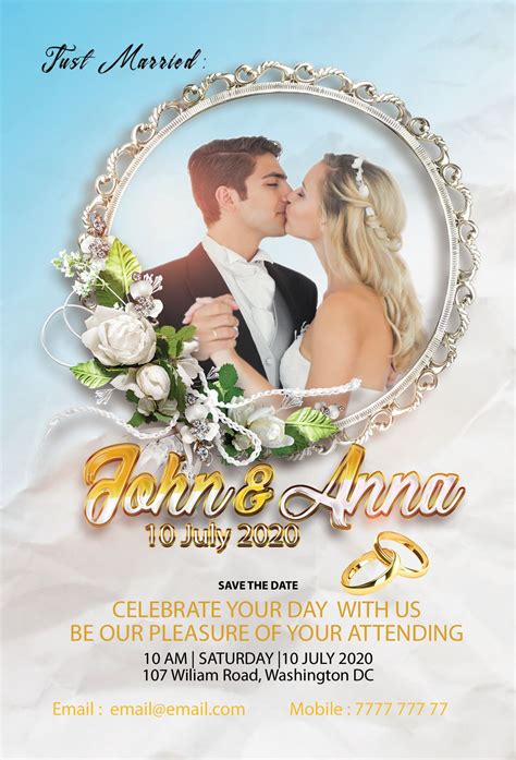 Wedding Flyer Template Free