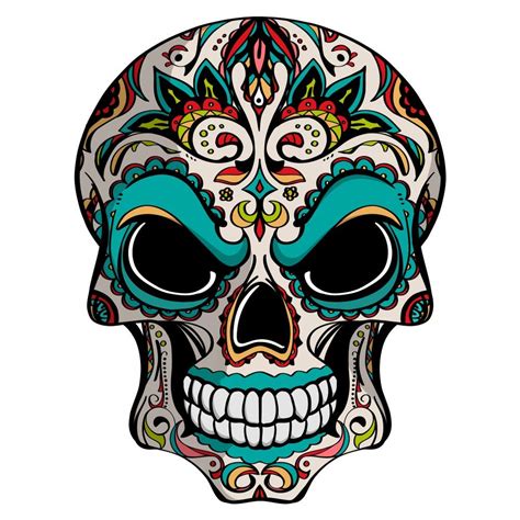5 Ace art skul wall sticker poster of skull,cartoon(size:12x18 ...