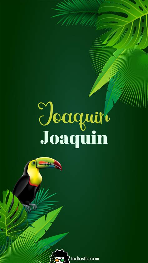 Jungle theme story image with Joaquin name
