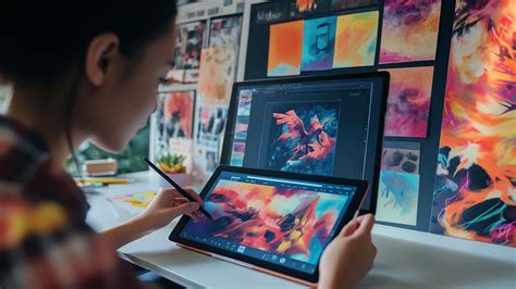 Person Doing Digital Art