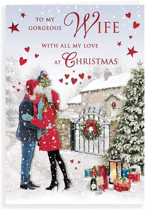 Regal Publishing Traditional Christmas Card Wife- C85471, Multi-color ...