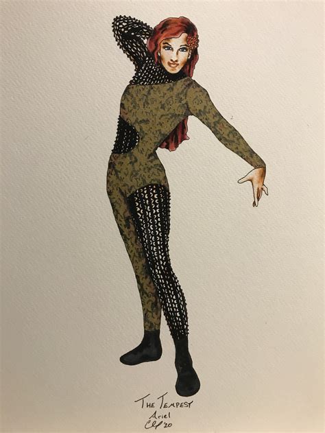The Tempest Ariel Drawing