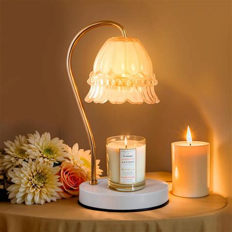 Amazon.com: GEEZO Fragrance Candle Warmer Lamp，Electric Candle Warmer ...