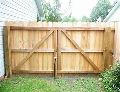 Image result for Wood Fence Panel Gate