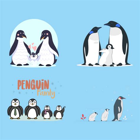 Penguin Family SVG Designs – MasterBundles