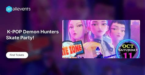 🎤 K-POP Demon Hunters Skate Party! 🎶🛼, Skate Zone Odenton, 11 October ...