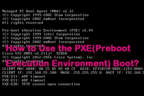 Image result for PXE Boot Problems