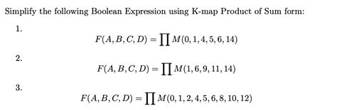 K Map to Boolean Expression 的图像结果