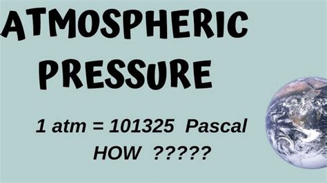 Image result for Atmospheric Pressure Explained