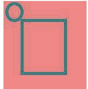 If a mirror is placed along the shaded line, which of the following ...