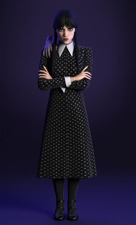 Wednesday addams full body – Artofit