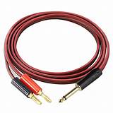 1/4 TS to Banana Plug Speaker Cable,6.35mm TS to Banana Plug Speaker ...