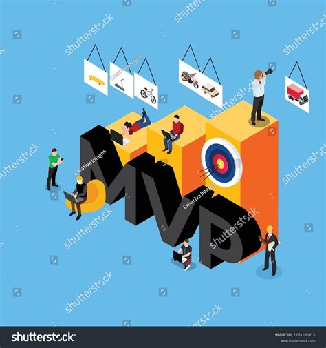 Minimum Viable Product Isometric 3d Vector Stock Vector (Royalty Free) 2283180915 | Shutterstock