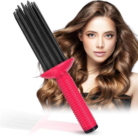 Curling Roll Comb, Curl Defining Brush, Air Curly Hair Brush, 17 Teeth ...