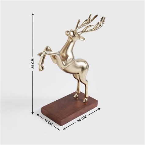Buy Splendid Aluminium Reindeer Figurine from Home Centre at just INR ...