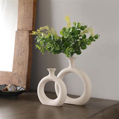 Buy The Decor Mantra Beautiful Donut Ceramic Decorative Vases for Home ...