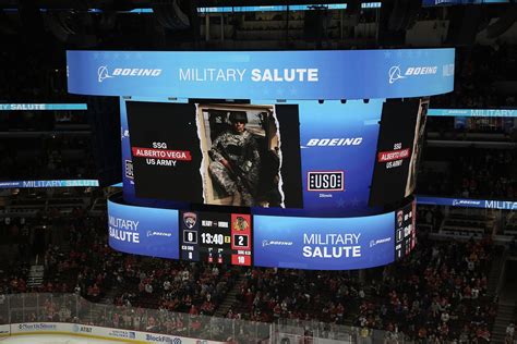 Chicago Blackhawks honor Army Reserve Soldier during Hispanic Heritage ...
