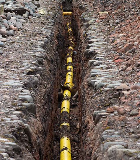 Underground Gas Pipe