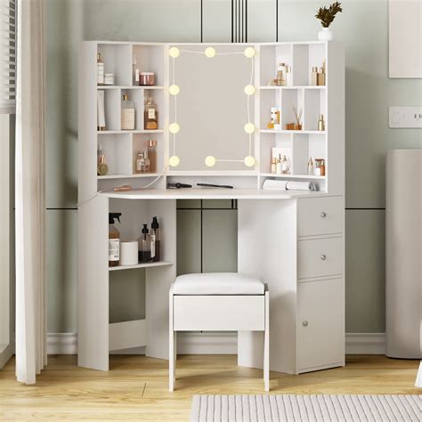 Corner Vanity Table