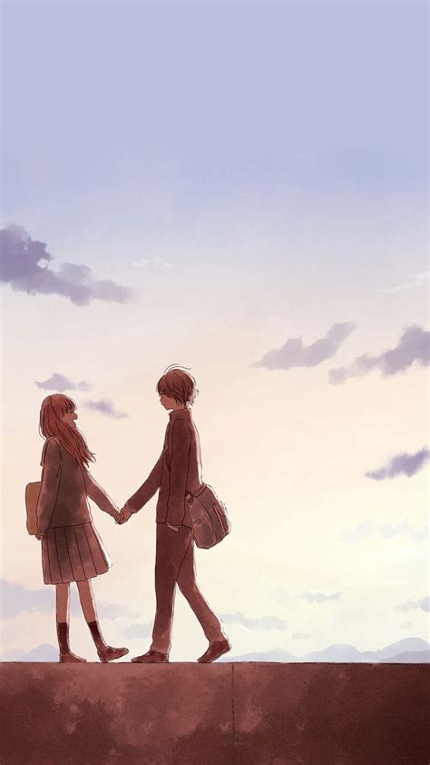 情侣壁纸高清(8张)_情侣图片_表白图片网 | Couples drawings, Anime wallpaper, Art