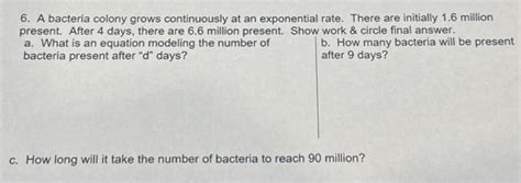 Image result for Bacteria Math Compound Continuously Equations