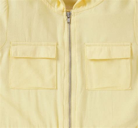 Ed-a-Mamma Sustainable Girls Zipper Hooded Jumpsuit