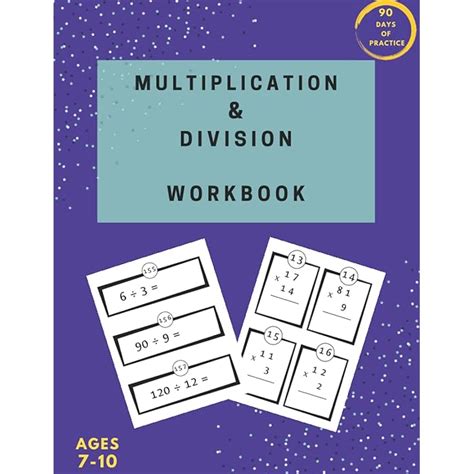 Buy Multiplication & Division Workbook: Book of multiplication and ...