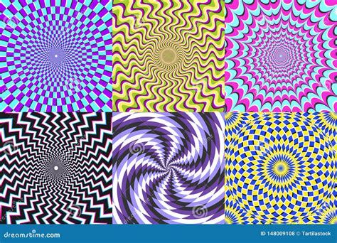 Psychedelic Spiral. Optical Illusion, Delusion Spirals and Colorful ...