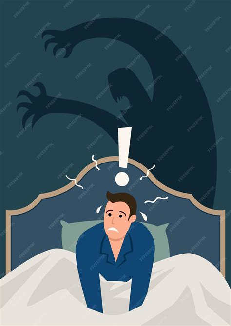 Premium Vector | Simple flat vector illustration of a man wake up in ...