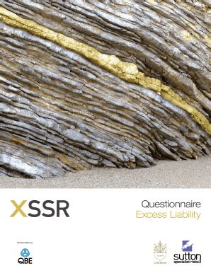 Fillable Online Questionnaire Excess Liability - Sutton Specialist ...