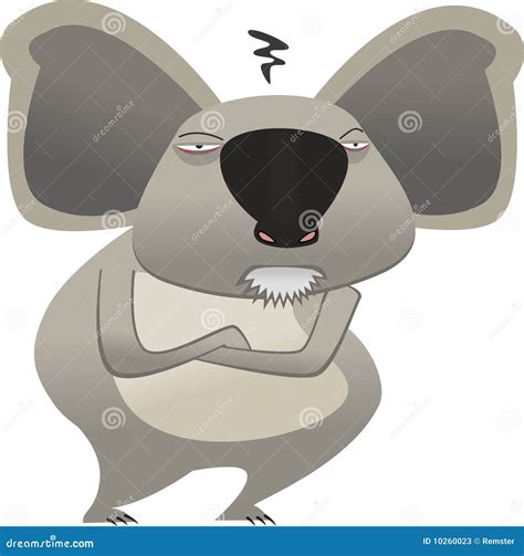 Koala Angry Emoji. Koala Bear Evil Emotions Avatar. Beast Aggressive ...