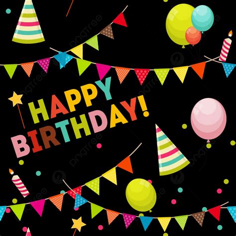 Background Selamat Ulang Tahun Latar Belakang Dengan Balon, Tekstur ...