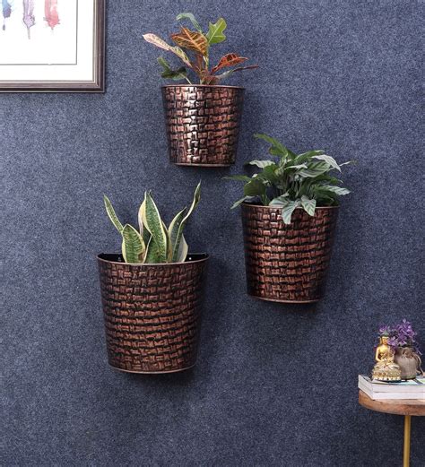 Wall Metal Planter set of 3 – idekors
