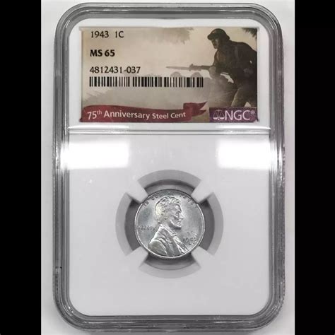 1943-S Steel Lincoln Wheat Cent NGC MS-65 - Old Pueblo Coin