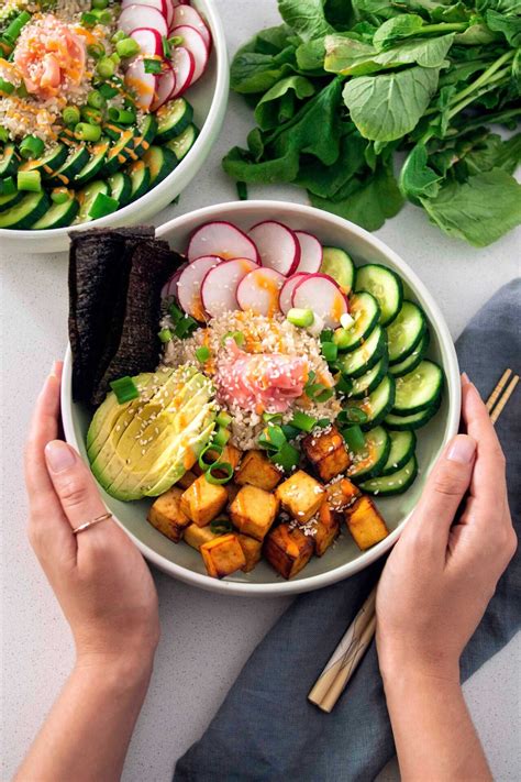 Tofu Sushi Bowl | plantbaes